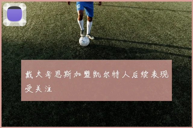 戴夫考恩斯加盟凯尔特人后续表现受关注
