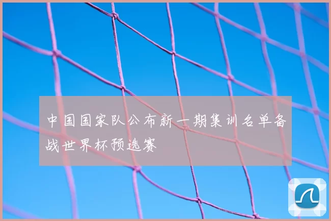 中国国家队公布新一期集训名单备战世界杯预选赛